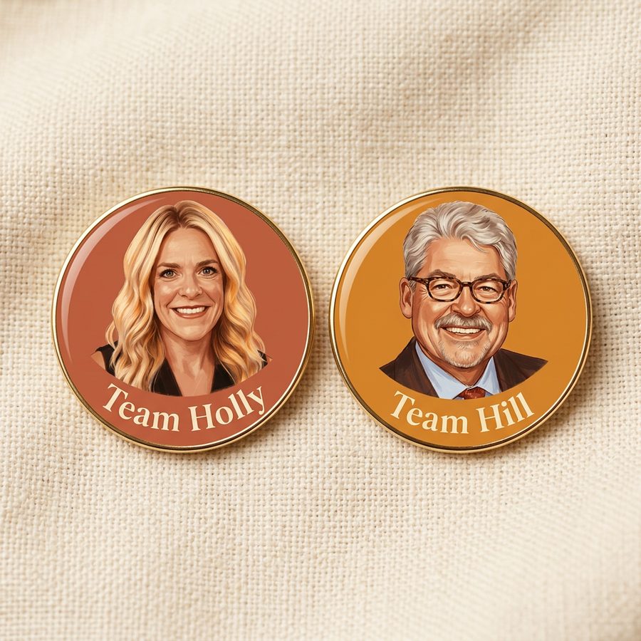 Team Holly · Team Hill Pin Set